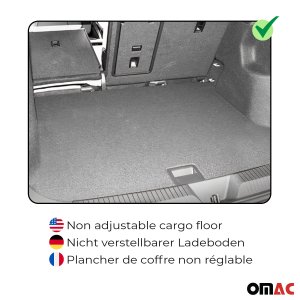 Jeep Wrangler Unlimited JL Trunk Mat - Omac - Proline TPE - Black - 2018-2025